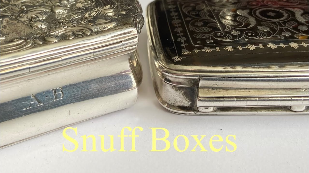 Antiques. Antique Silver: Snuff Boxes (part one)