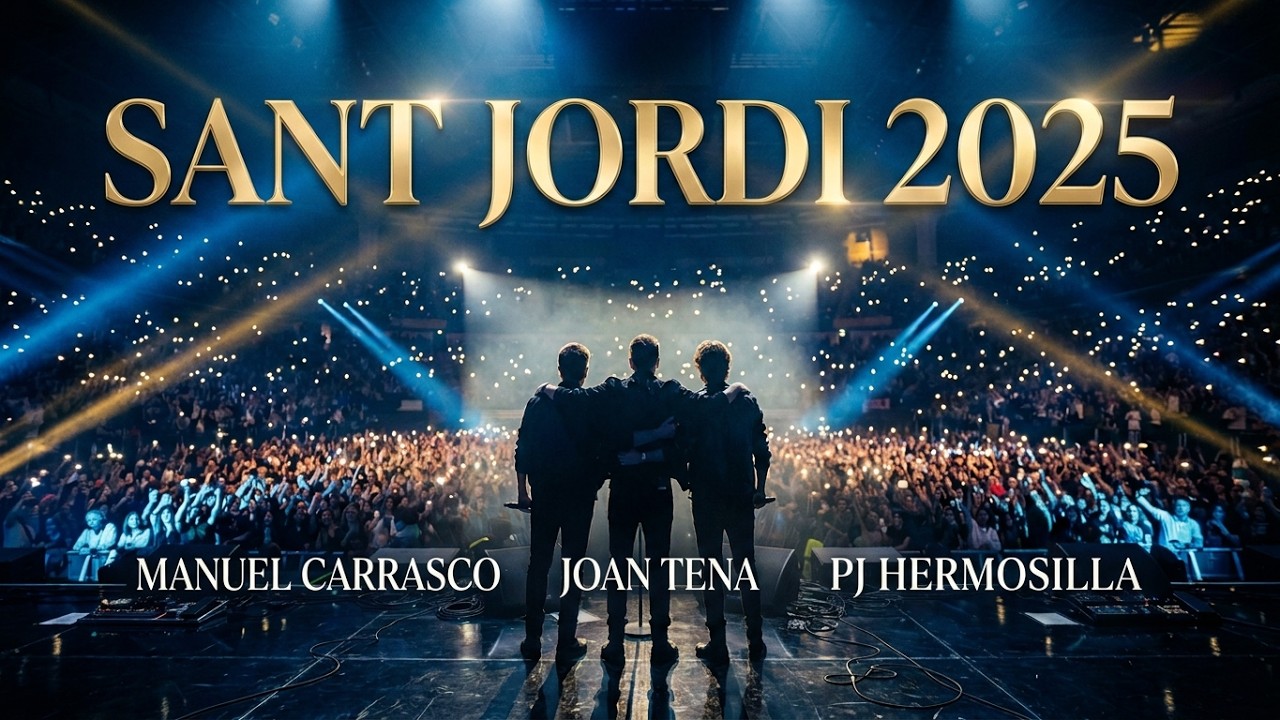 @ManuelCarrascoTv nos invita a cantar a  @pjhermosilla y a mi en el #palausantjordi 2025