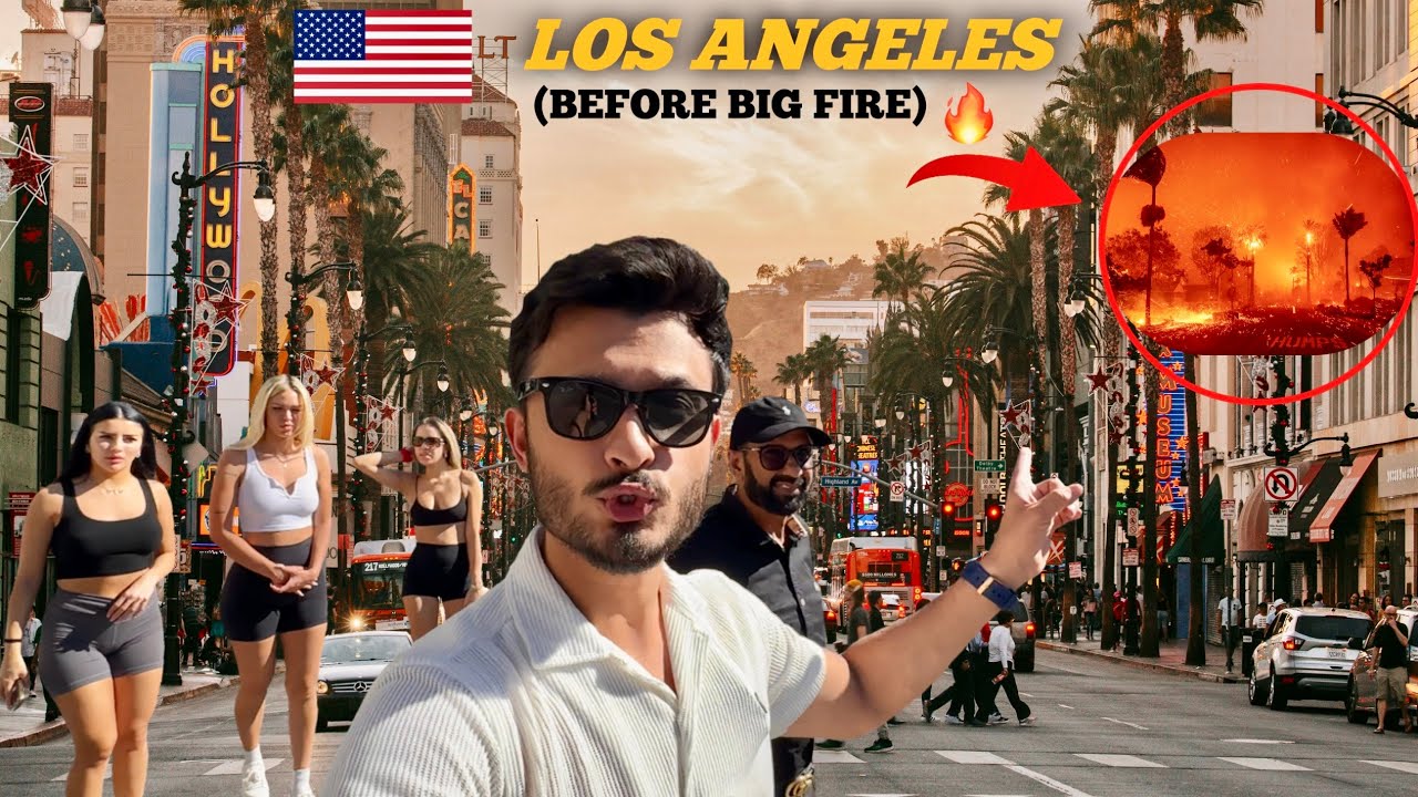 HOLLYWOOD, LOS ANGELES 🇺🇸: (Before the Big Fire) 🔥