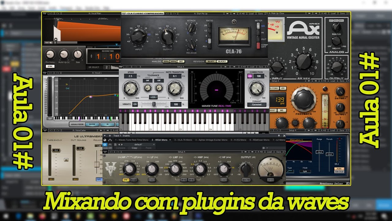 Mixando Voz com Plugins da Waves| PARTE 01#