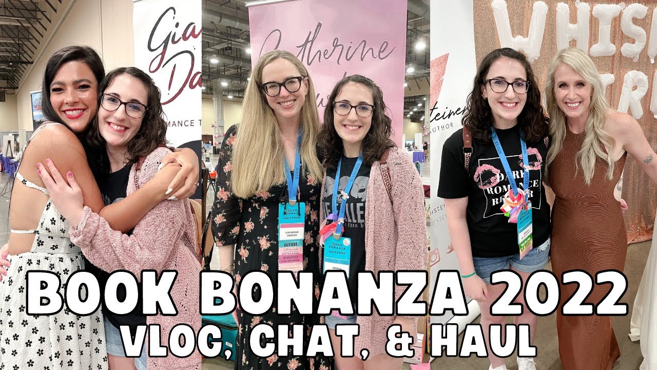 Book Bonanza Vlog, Chat, and Haul | I Met My Favorite Romance Authors in Person at a Signing