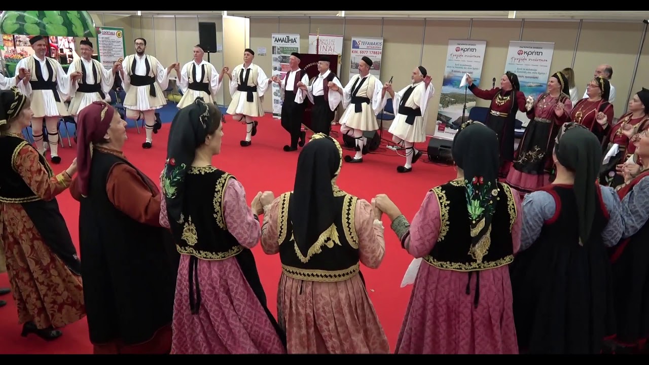 ΧΟΡΟΙ ΓΡΕΒΕΝΩΝ & ΗΠΕΙΡΟΥ~Σύλλογος Γρεβενιωτών  στην 16η Εκθεση Κρήτη η μεγάλη συνάντηση 30-10-19