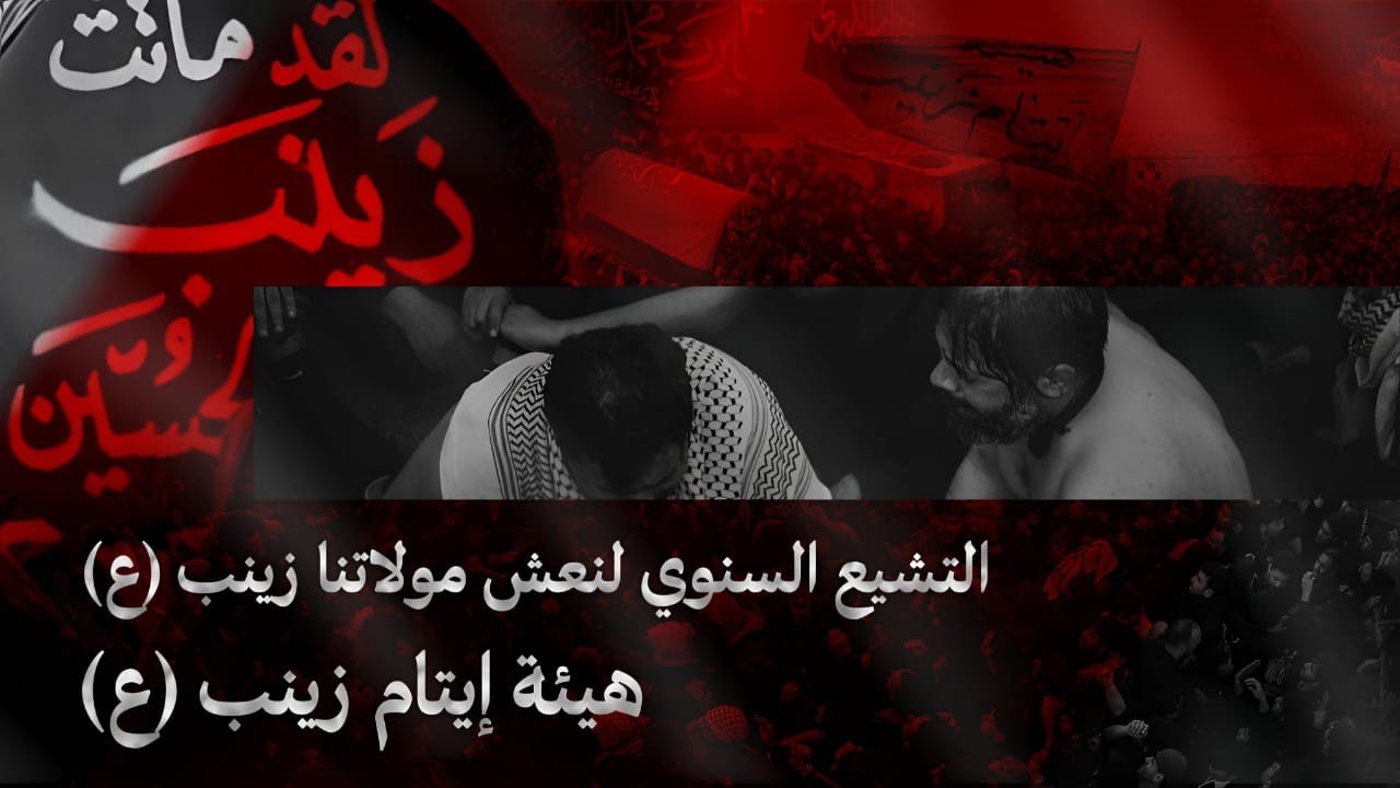 التشيع السنوي لنعش مولاتنا زينب ع ||هيئة ايتام زينب ع|| أهالي قلعه سكر