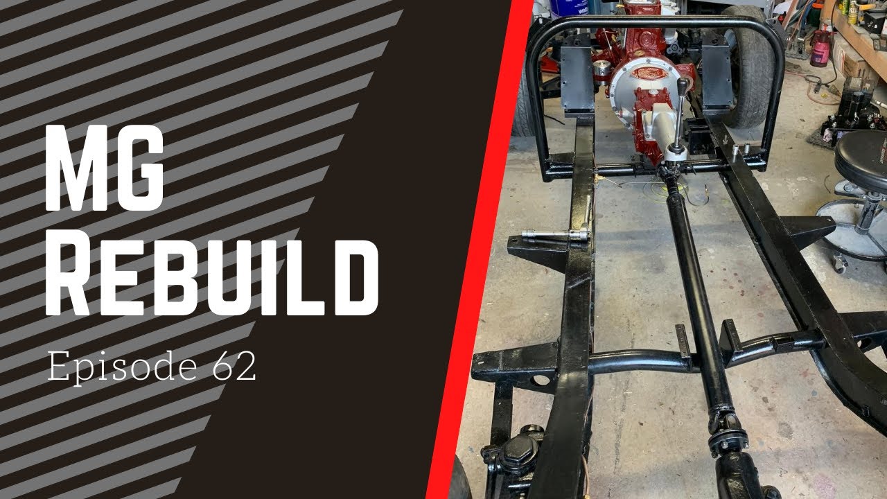 Fitting the gearbox - 1950 MG Rebuild Episode