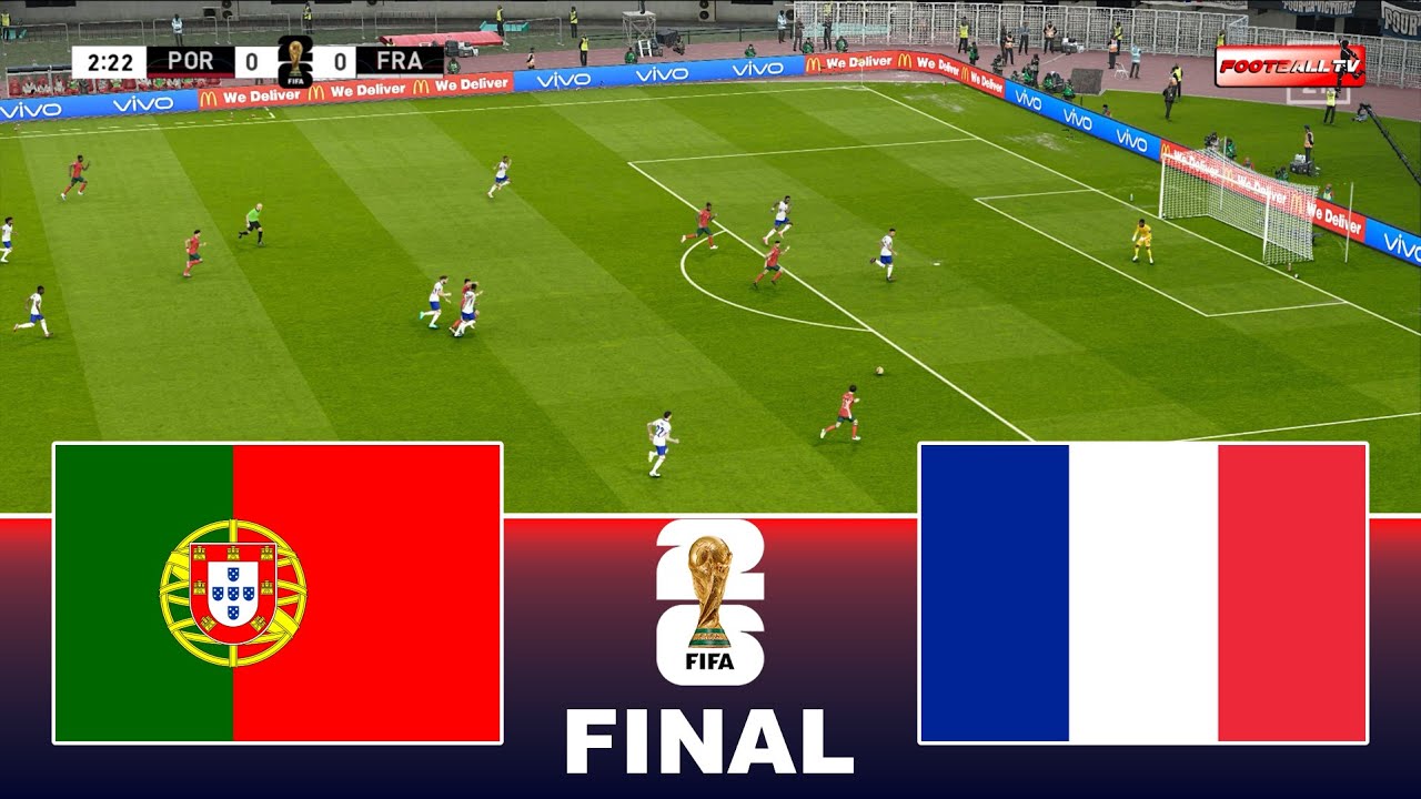 PORTUGAL vs FRANCE - WORLD CUP 2026 FIFA FINAL USA | Ft. Ronaldo Mbappe | Pes 21 Gameplay