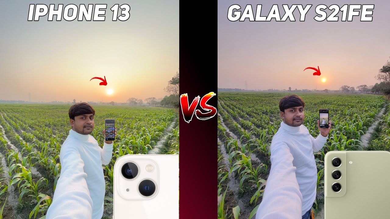 IPhone 13 Vs Samsung Galaxy S21 FE Camera Comparison in 2024 | shoking Result 😱 😱