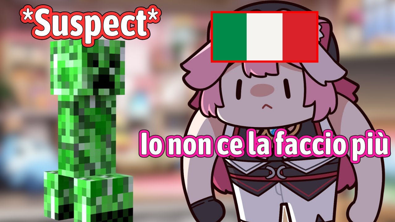 Raora Mamma Cursing In Italian After Creeper Explode Her Cow Farm【Hololive EN】