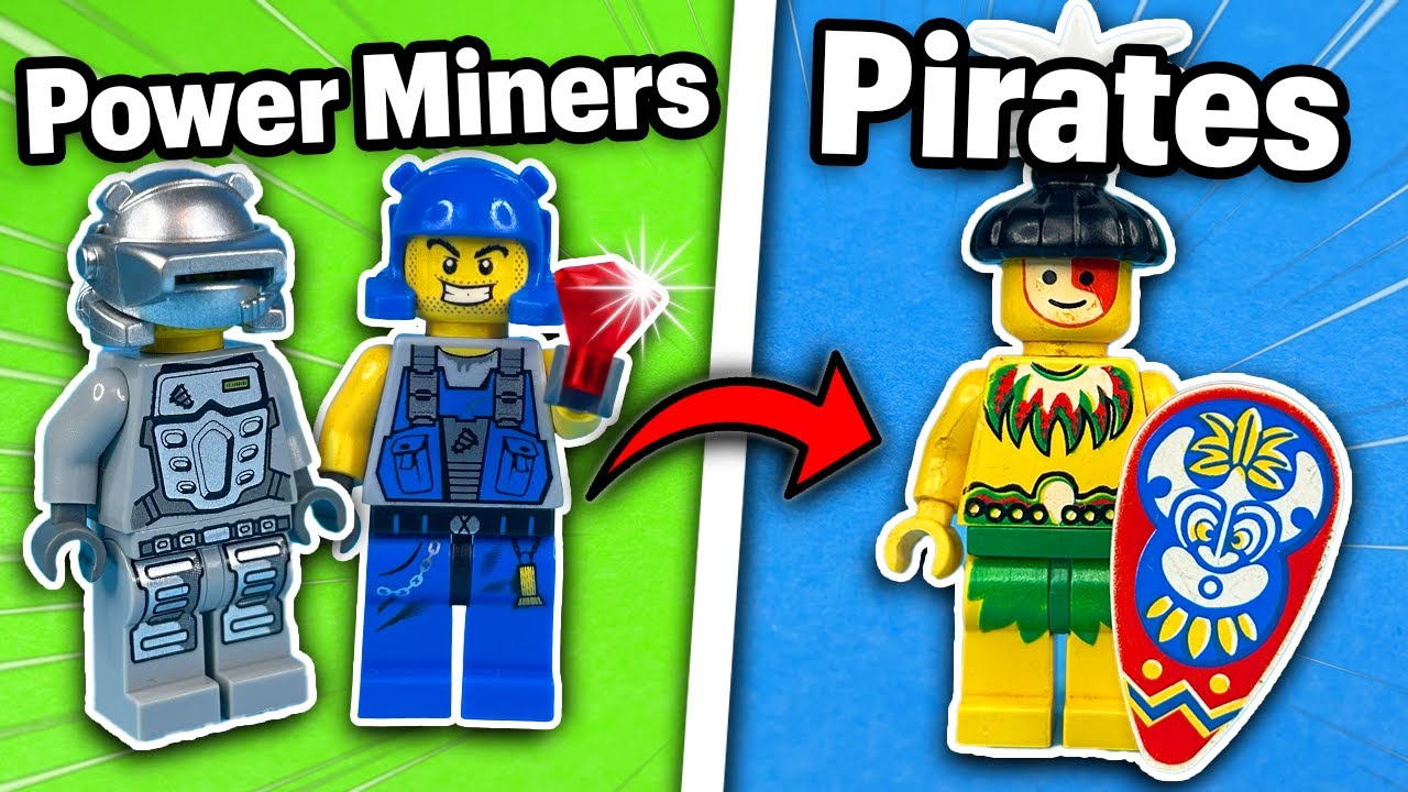 Распаковка СТАРЫХ минифигурок LEGO...