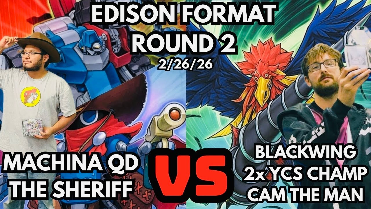 Edison Format Round 2: Machina QuickDraw Vs Blackwings!