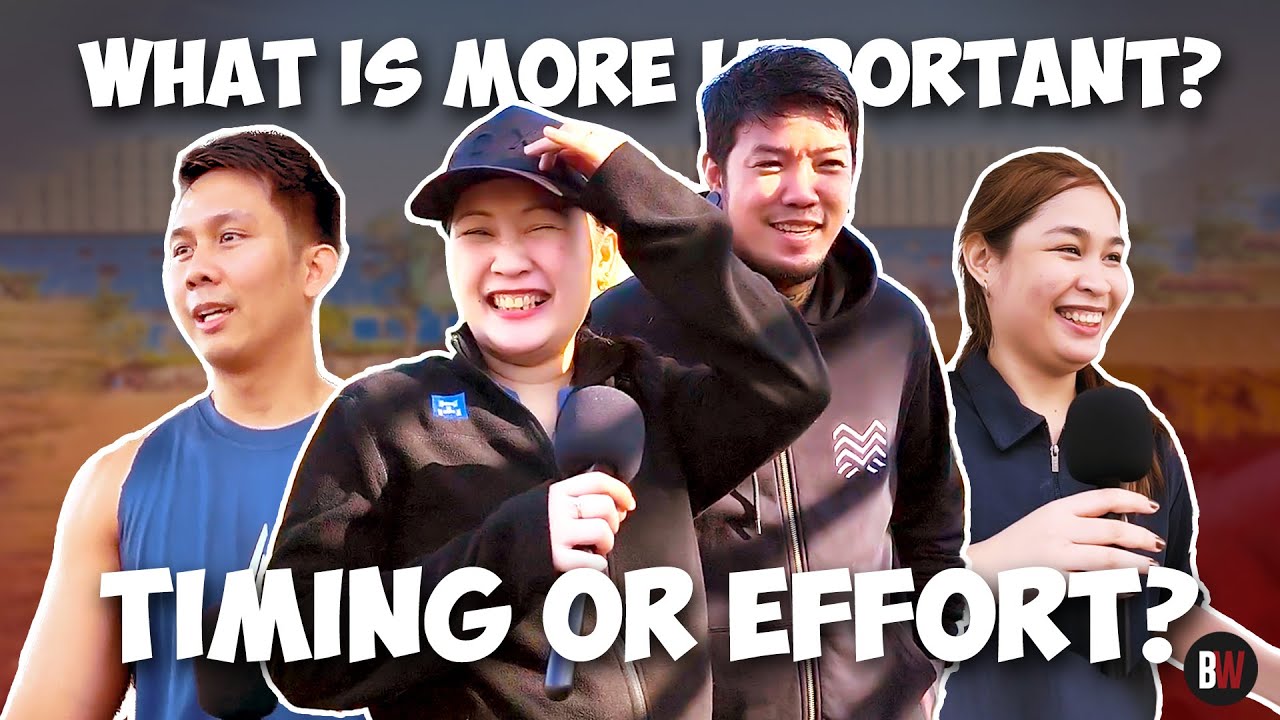 Timing or Effort? What's more important?