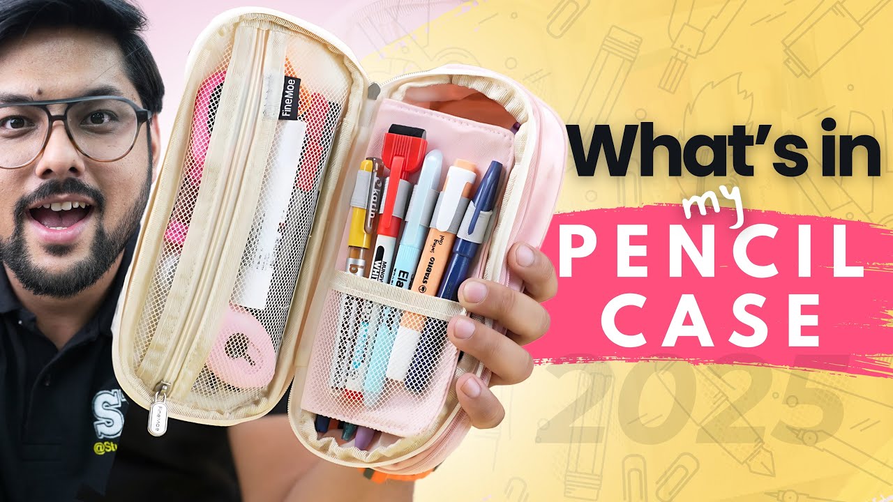 🎒 What’s in My Pencil Case 2025 | Gel, Fountain,Ball Pens, Highlighters, Pencils & More| StudentYard