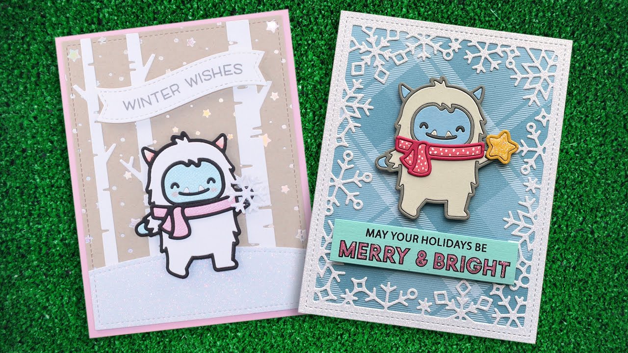 Intro to Winter Yeti + 2 cards from start to finish