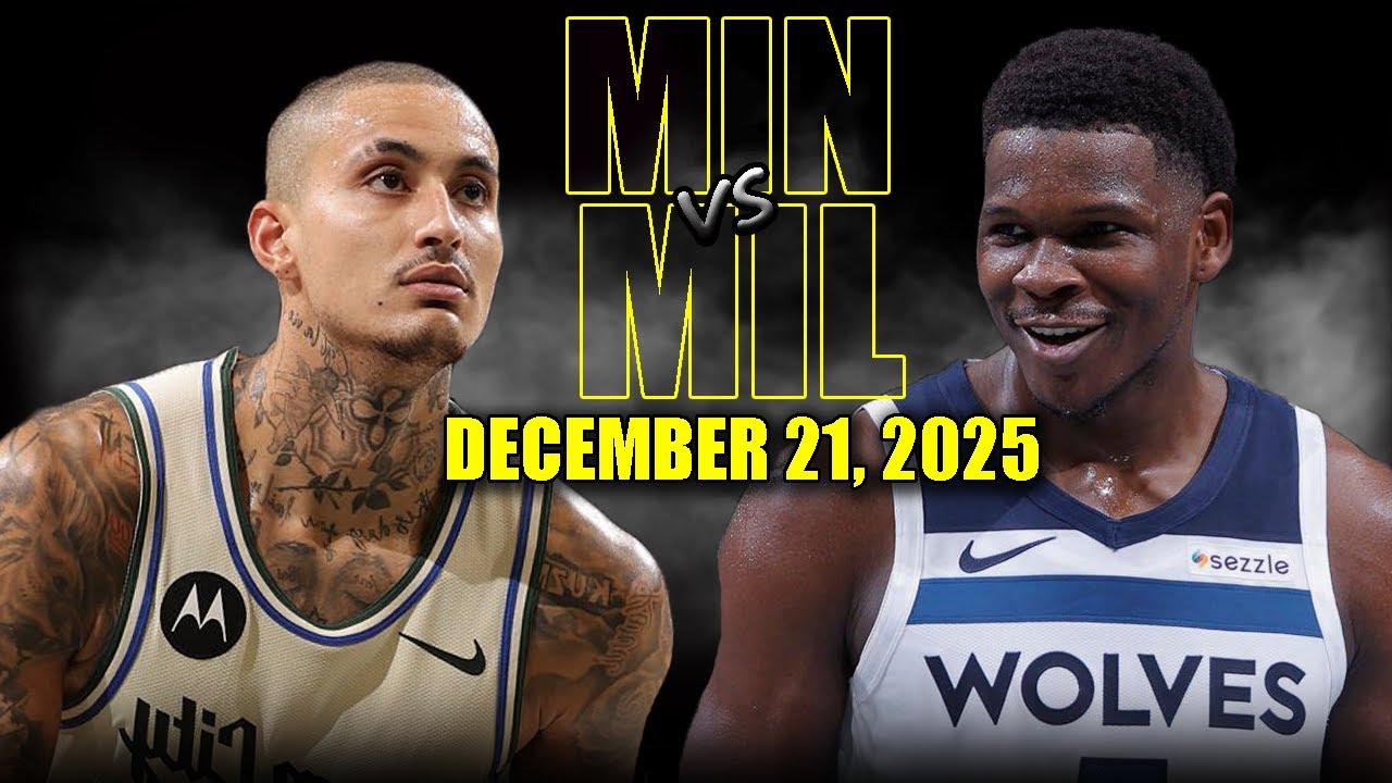 Minnesota Timberwolves vs Milwaukee Bucks Full Game Highlights &ndash; December 21, 2025 | NBA Season