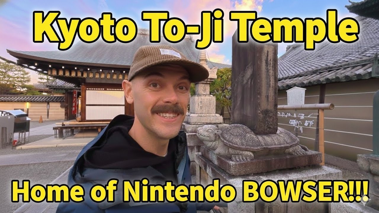 Kyoto To-ji Temple: silly walk around.