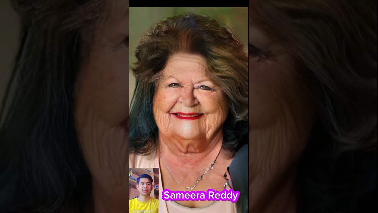 Sameera Reddy face❤️ transformation journey.old to young face.#bollywood #short viral #viral video