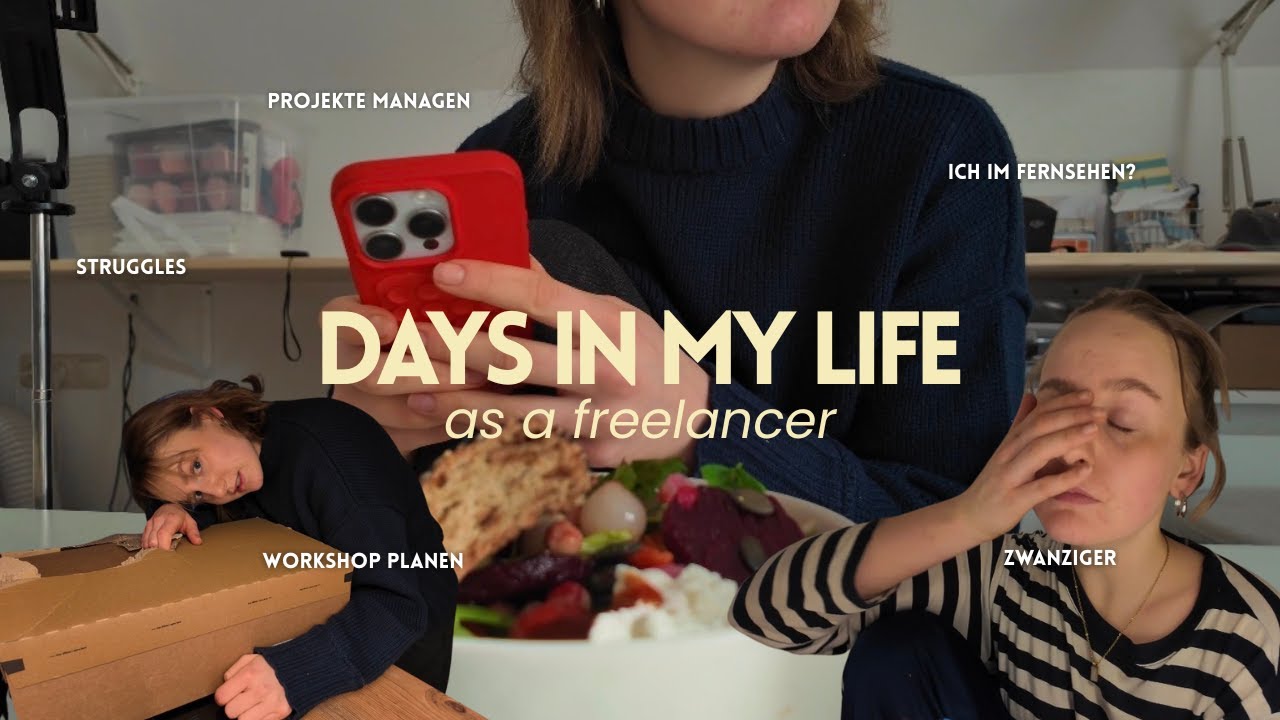 es stehen echt viele Projekte an!! 🐭🥹 | days in my life as a freelancer