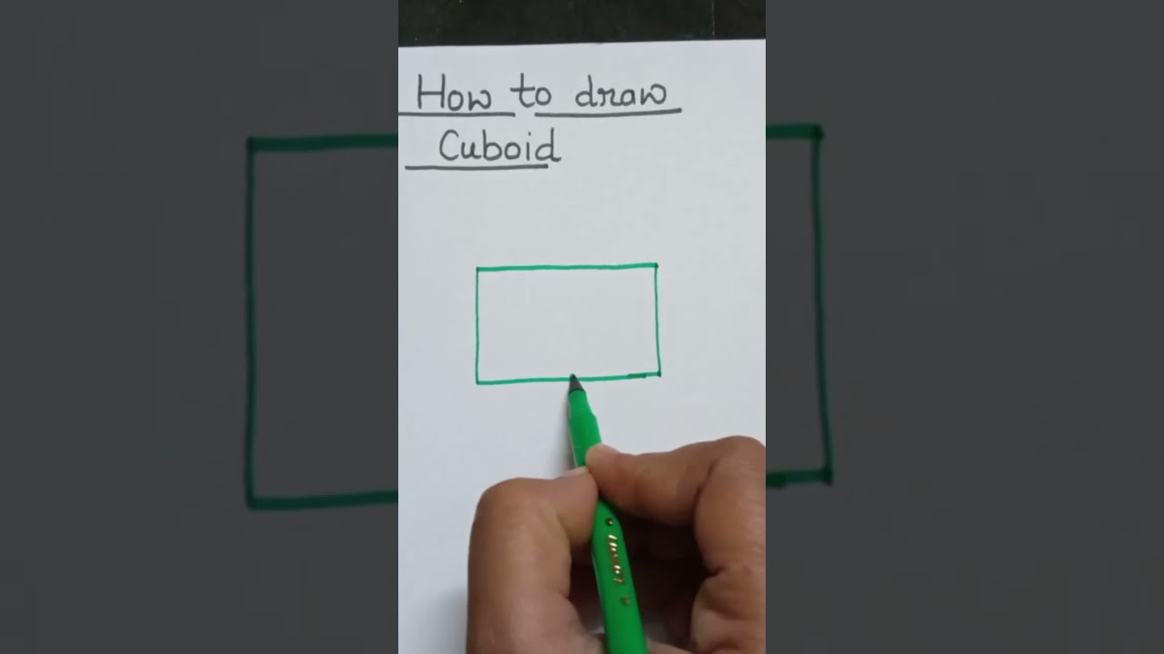 #How to draw cuboid...3D shape cuboid...maths