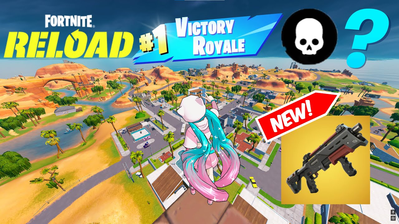 NEW NEKO HATSUNE MIKU SKIN! | Fortnite Reload Ranked Controller Gameplay