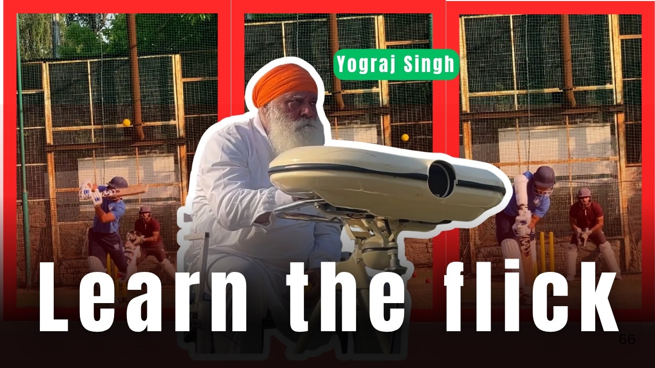 Play the flick like Yuvraj Singh