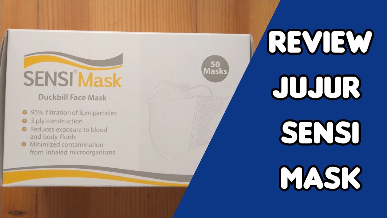 Review jujur sensi mask duckbill face mask | Arif Budiman