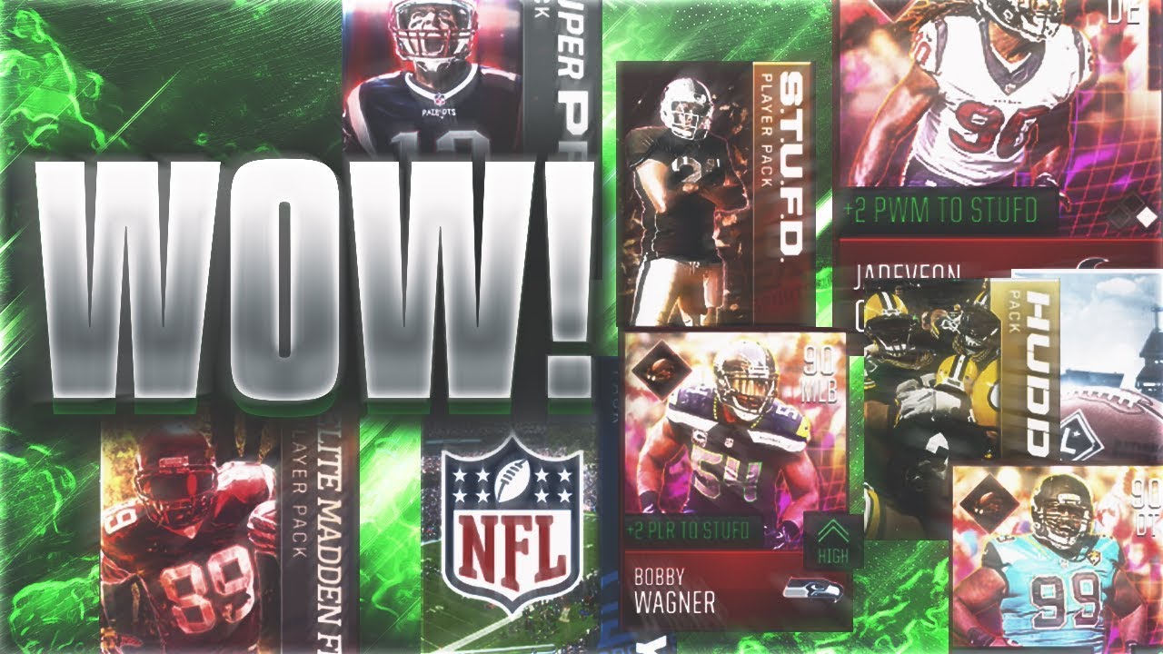 S.T.U.F.D AS F***! THREE 90 OVR PULLS AND MORE WILD PACKS! ABSOLUTE FEAST! MADDEN MOBILE 18