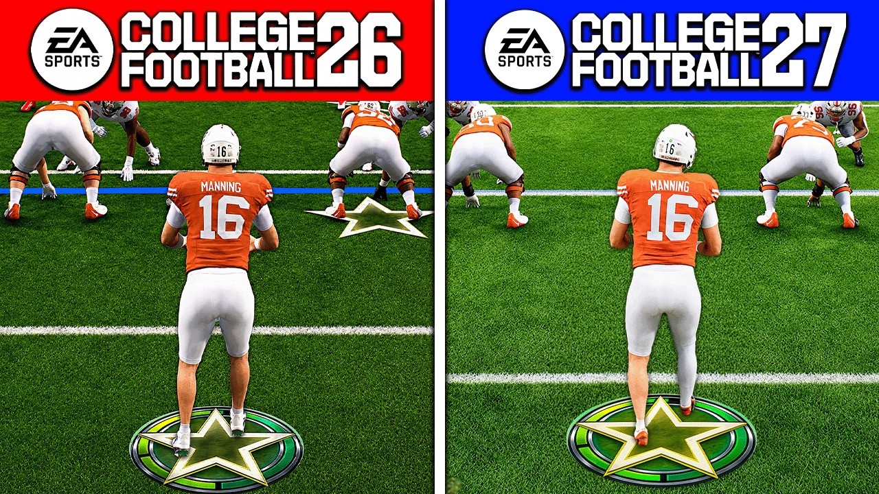 College Football 27 против College Football 26 (сравнение)