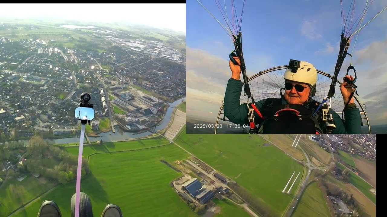 Paramotor flight 7 on 23 march 2025 near Ulft