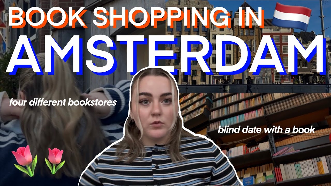 BOOK SHOPPING IN AMSTERDAM || first vlog !🇳🇱