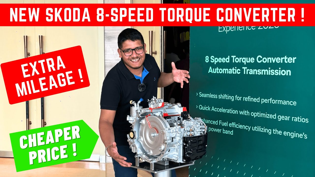 GOOD News for Skoda Kylaq 2026 Buyers ! Skoda Kushaq Facelif 2026 8 Speed Torque Converter Automatic