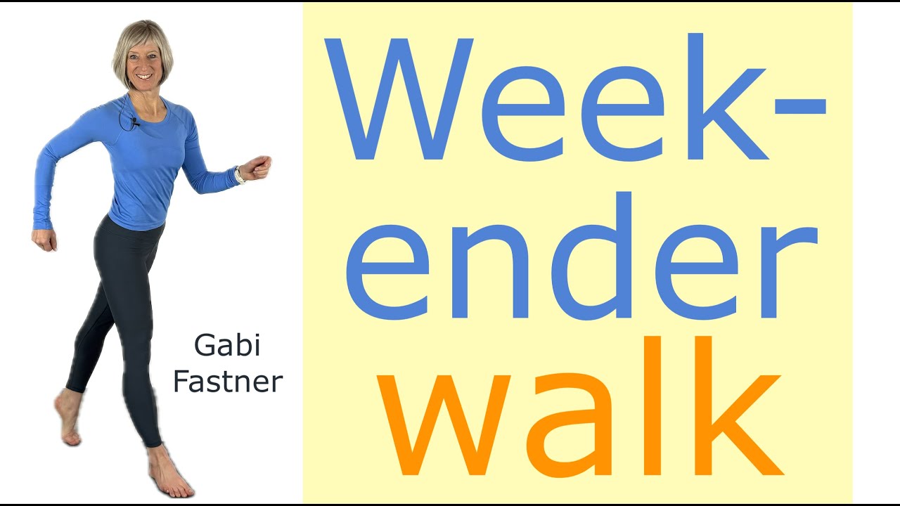 🍭 21 min. Weekender Walk | mit 2200 Schritten ins Wochenende | Cardiotraining ohne Geräte, im Stehen