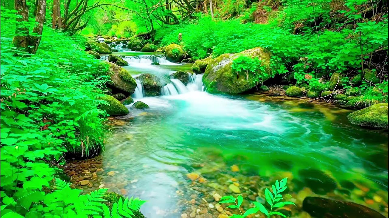 Soothing River Sound for Deep Sleep | Natural White Noise for Wellness & Calm Mind