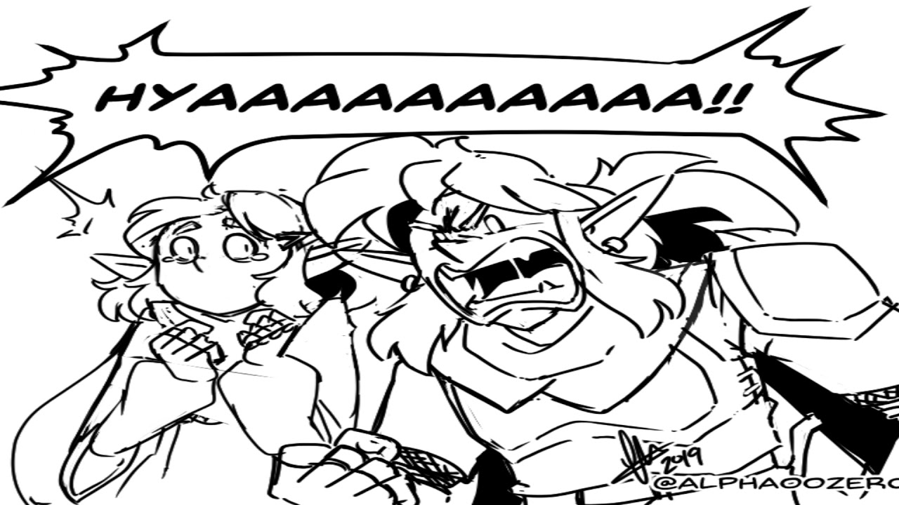 [COMIC DUB]  The Legend Of Zelda BOTW 2 - The Mummy