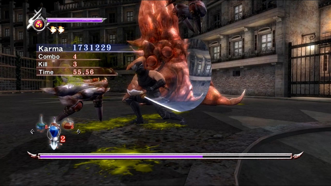 NGΣ MN CH6 Monastery Inner Clearing Fights Dragon Sword No Bow No Ninpo No Smoke Bomb