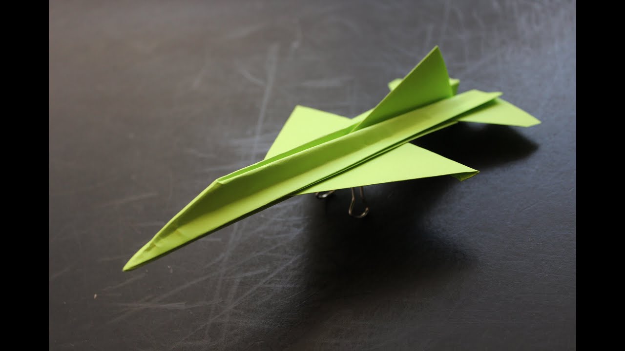 How to make a cool paper plane origami: instruction| F16