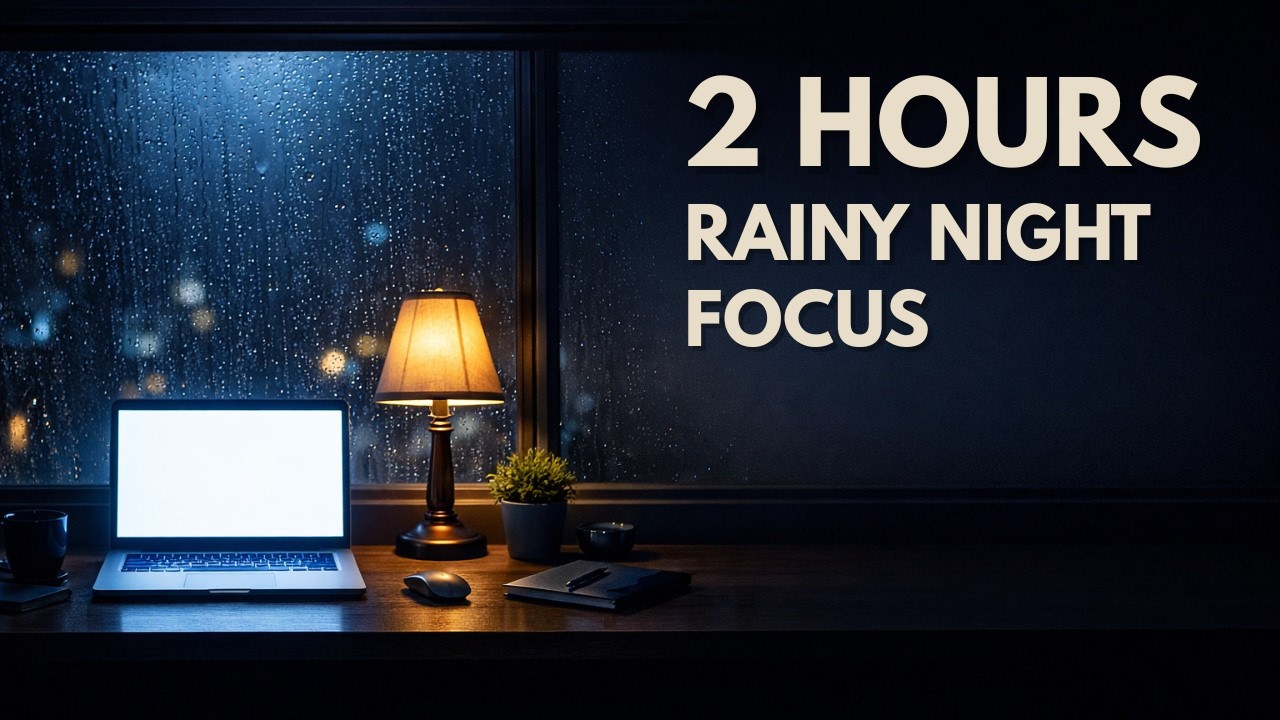 Rainy Night Focus Music &ndash; 2 Hours Deep Work & Study