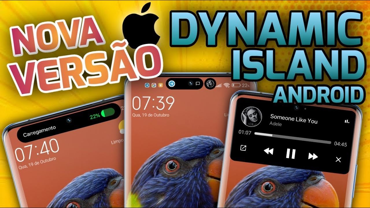 ATUALIZOU ! Nova Versão do Dynamic Island iOS 16 Melhor Opção para o seu XIAOMI E SAMSUNG