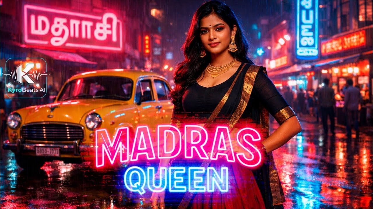 Madras Queen - Official Music Video | Tamil Funky Pop | @KyroBeatsAI 