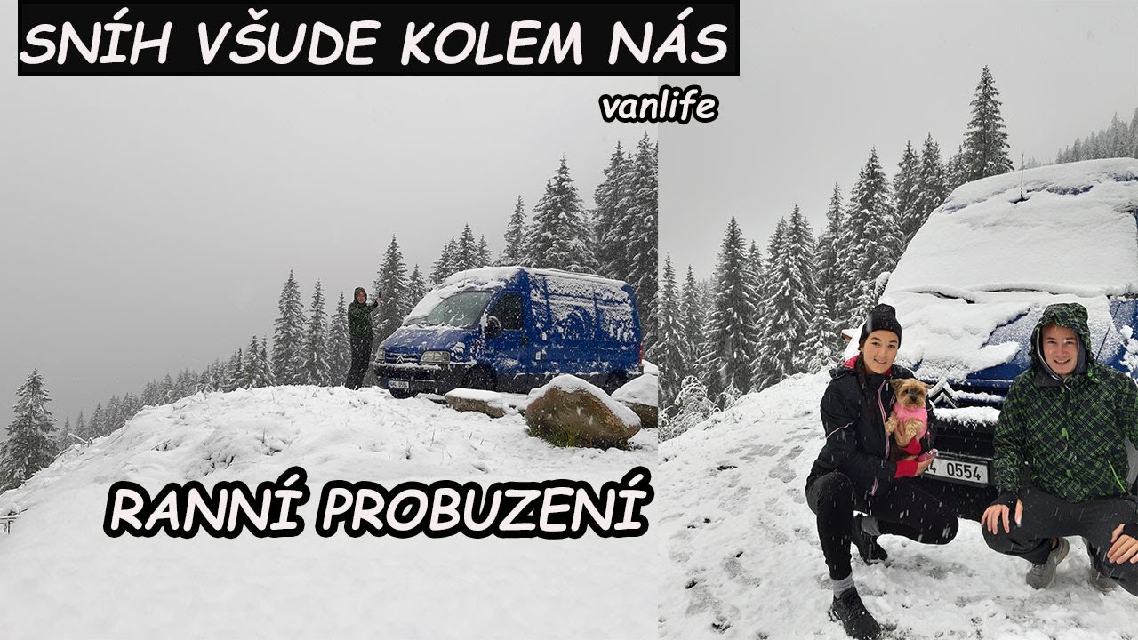 CITRÓNEM NA CESTĚ [#41] PROBUDILI JSME SE DO CHUMELENICE / VAN LIFE v zimě // winter off grid