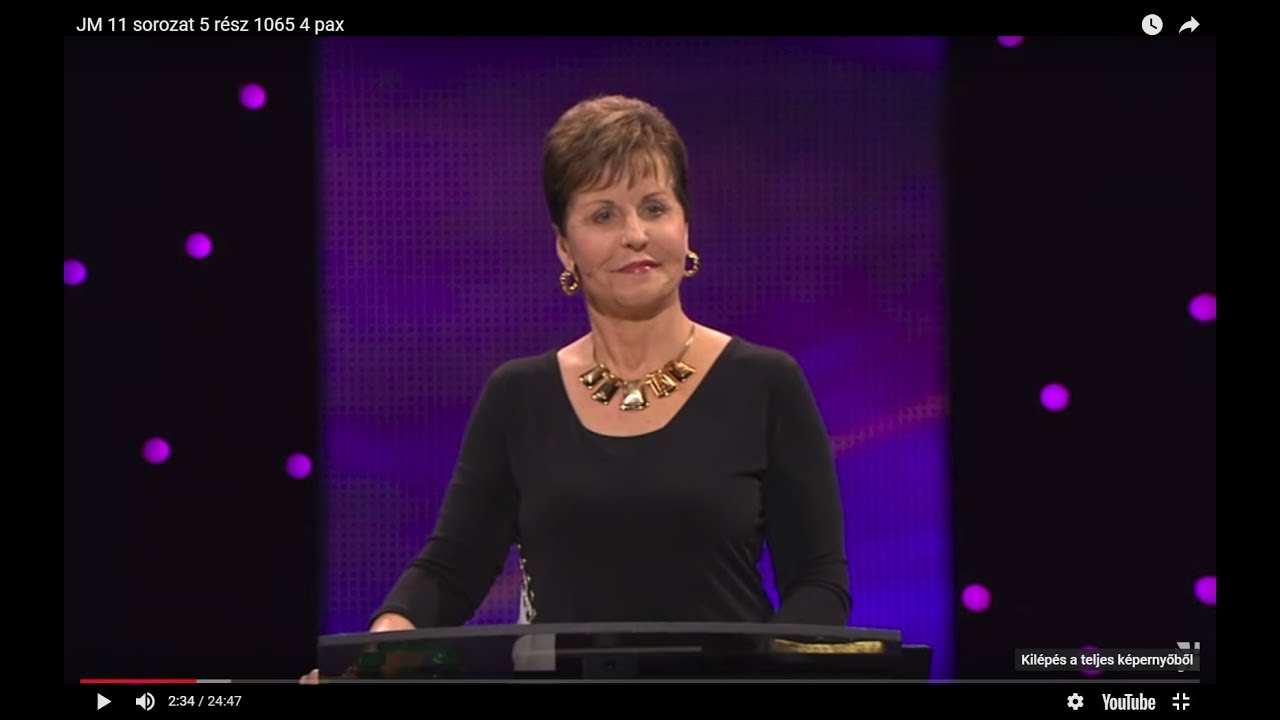 Áldott, megtört és átadott. 1. rész. - Joyce Meyer