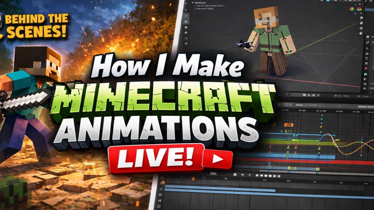 How I Make Minecraft Animations (From Scratch)
