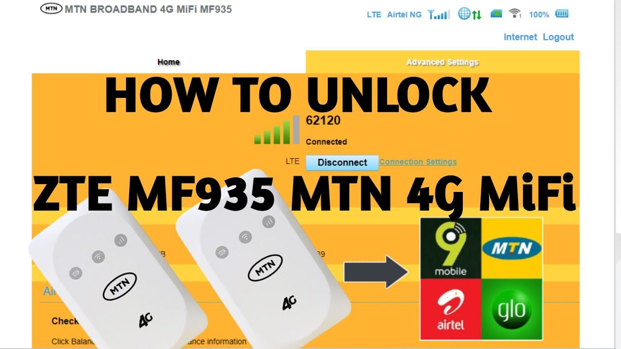 How To Unlock ZTE MF935 MTN 4G MiFi (Permanent Unlock)