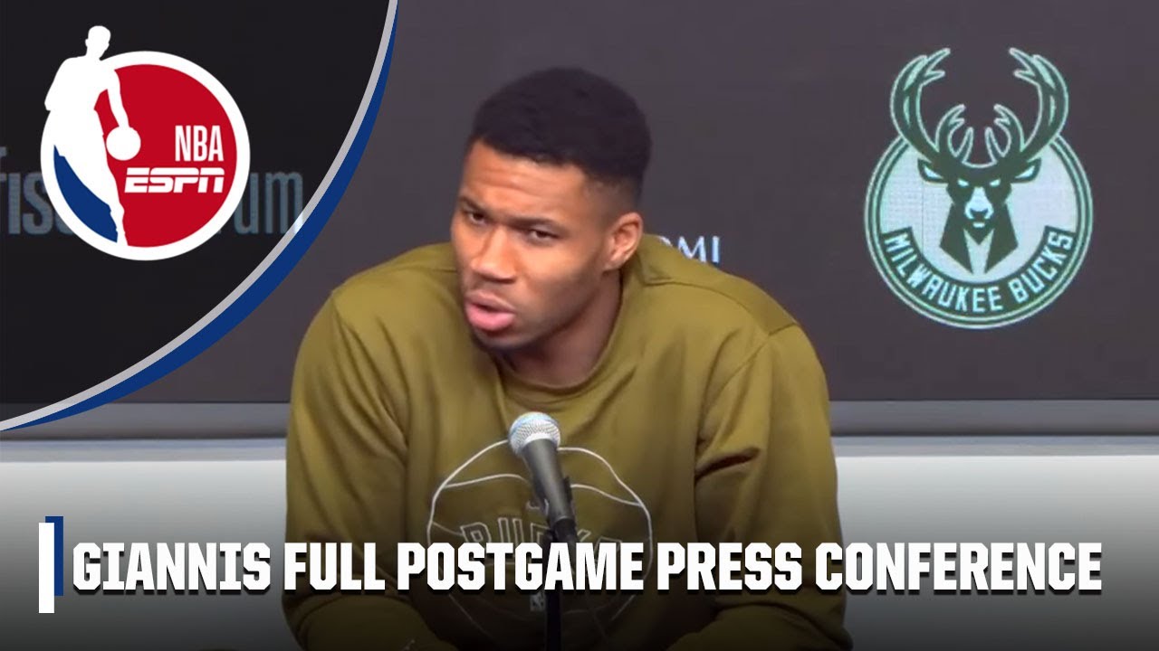 'Dame made great plays & THAT'S why we won'  - Giannis after Bucks' win [FULL PRESSER] | NBA on ESPN