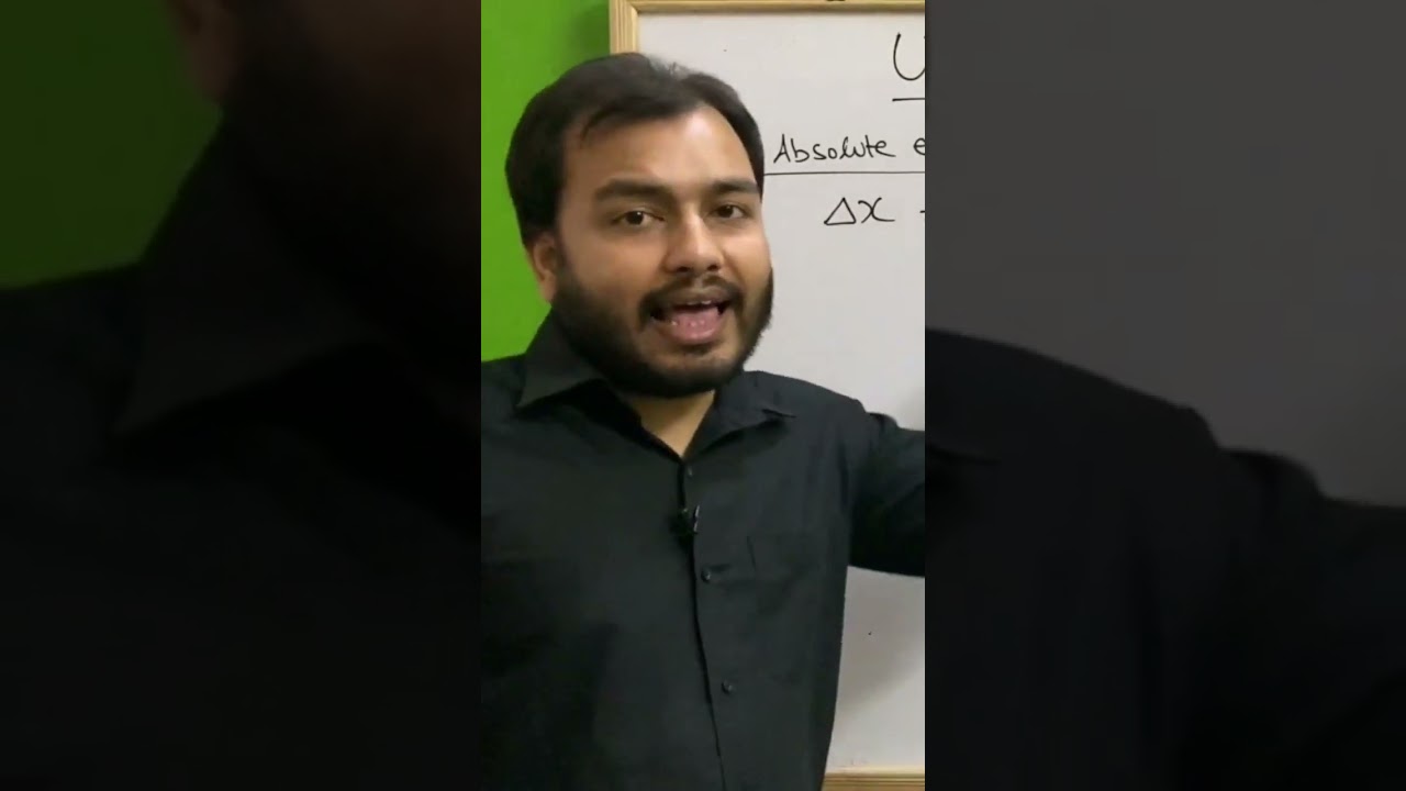 MEAN ABSOLUTE ERROR| CLASS 11 |IIT JEE|
