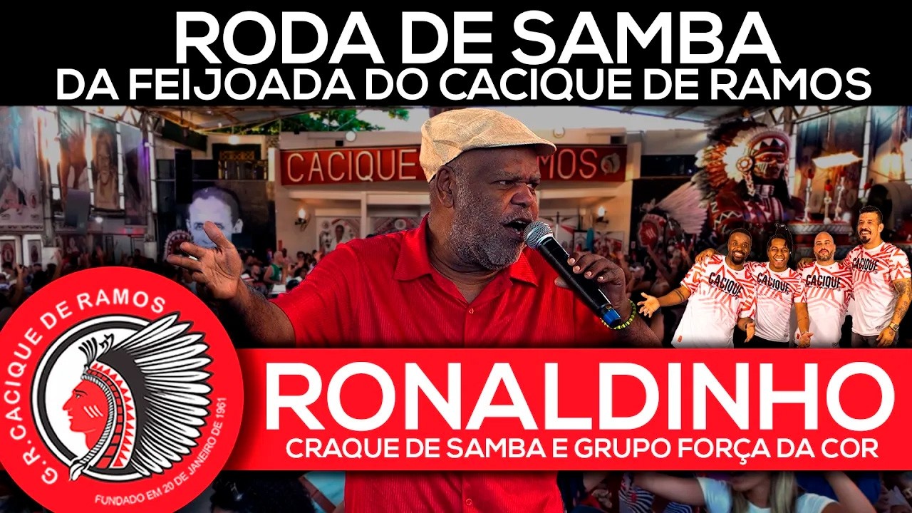 Roda de Samba da Feijoada do Cacique de Ramos | Ronaldinho Craque de Samba e Grupo Força da Cor