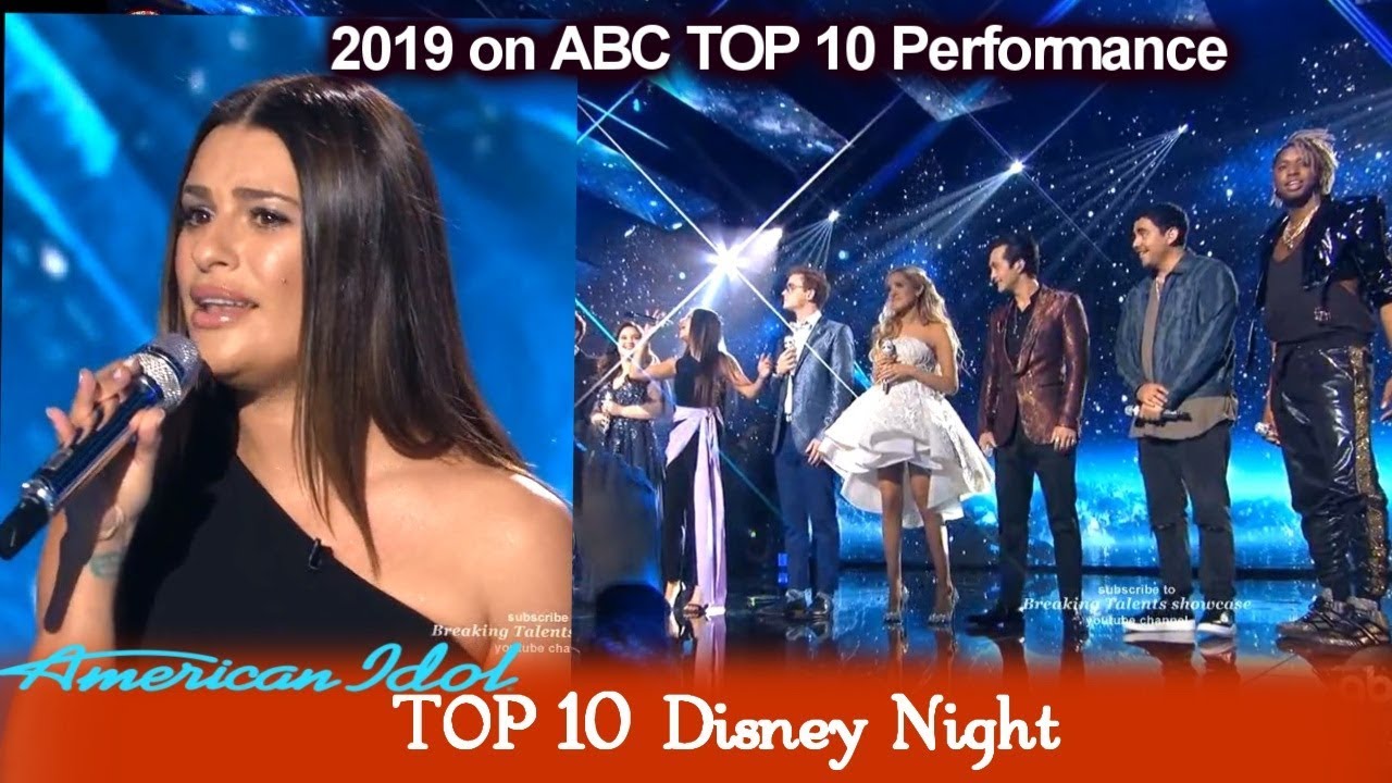 Lea Michelle with the Top 10 “Part of Your World” Guest | American Idol 2019 Top 10 Disney Night