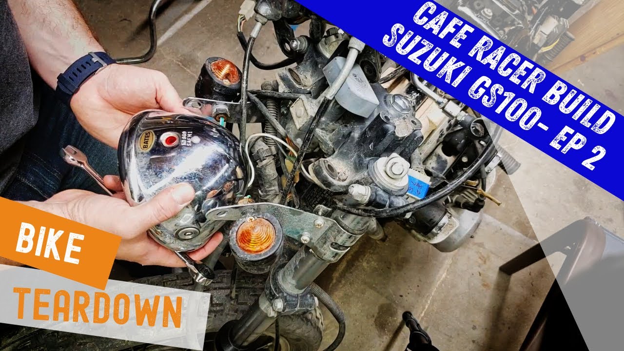 Cafe Racer Build Suzuki GS1000-Ep. 2- Bike Teardown