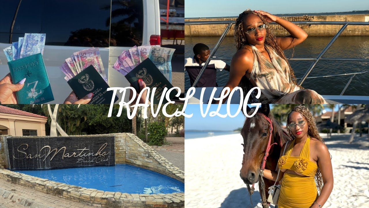 Travel Vlog: Maputo | Sunset Cruise | Night out | Check Out | Bilene | Horse Ride | Speed Boat