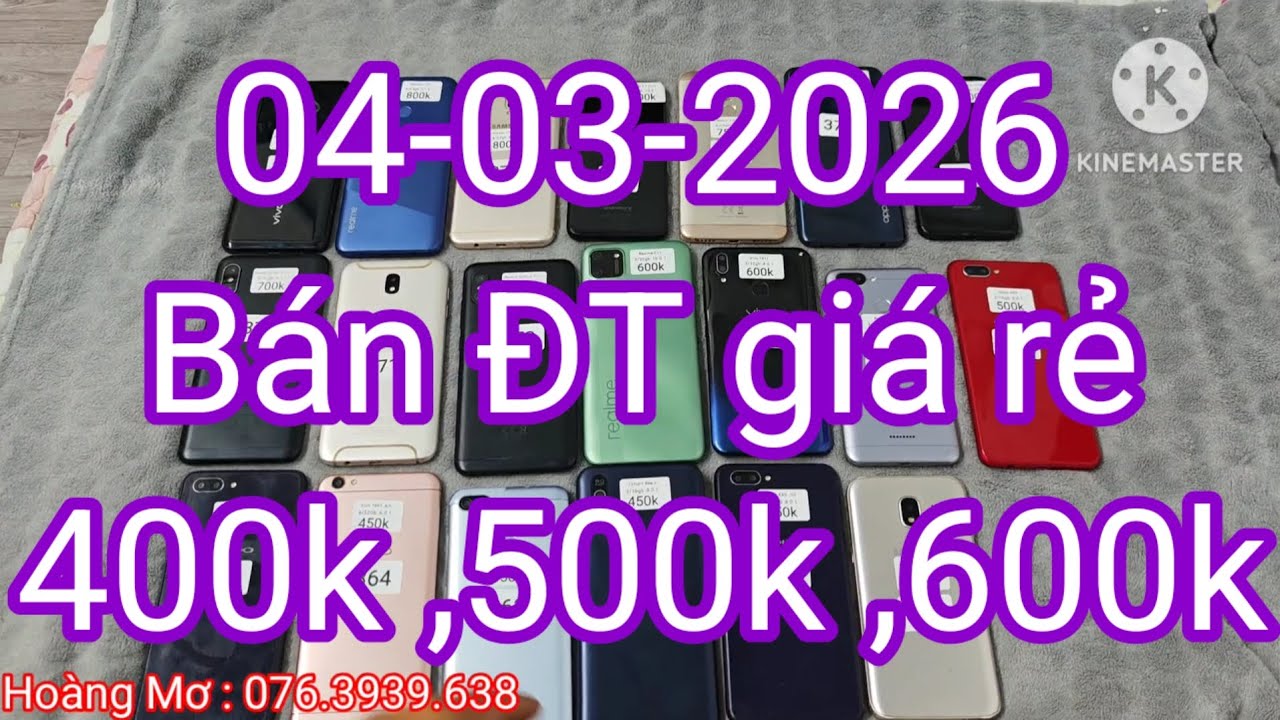 Bán điện thoại giá rẻ ,04-03-2026 