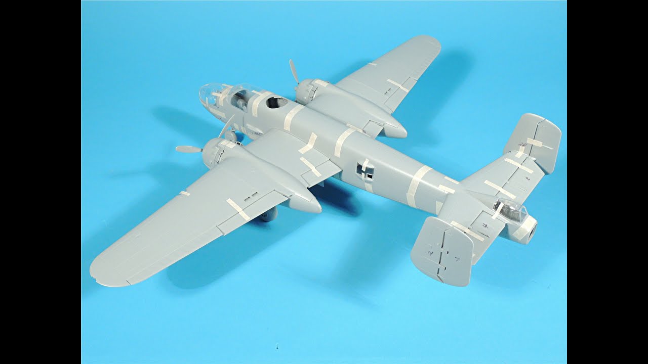 Обзор, сборка и модернизация модели B-25J от HK Models в масштабе 1/48.