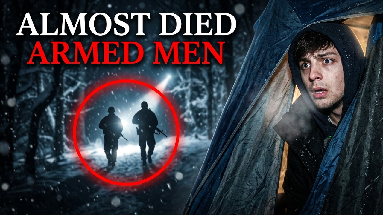 The Night We ALMOST DIED CAMPING In Haunted DEVILS FOREST - ARMED MEN SHOWED UP